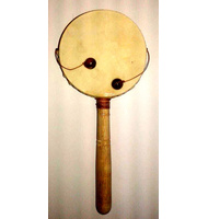 Rattle drum 7,5cm διάμετρος . |  Kρουστά Χειρός στο Pegasus Music Store