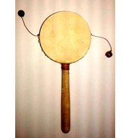 Rattle drum 7,5cm διάμετρος . |  Kρουστά Χειρός στο Pegasus Music Store