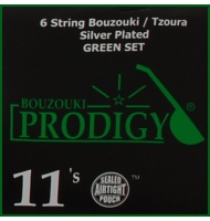 Χορδές για 6χορδο Μπουζούκι-Τζουρά Prodigy 11's Silver Plated GREEN Set |  Χορδές για Μπουζούκι στο Pegasus Music Store