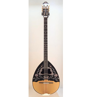 Χειροποίητο 8-χορδο Μπουζούκι Pegasus Eco White Flower |  Μπουζούκια 8-χορδα στο Pegasus Music Store