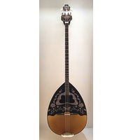 Χειροποίητο 6-χορδο Μπουζούκι Eco White Flower |  Μπουζούκια 6-χορδα στο Pegasus Music Store