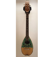 Χειροποίητος Μπαγλαμάς με τιρκουάζ καπάκι από έλατο |  Μπαγλαμάδες στο Pegasus Music Store