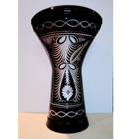 Νταρμπούκα - Black Gloss: Flower |  Ταραμπούκες στο Pegasus Music Store