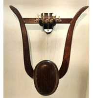 Apollonia Lyra 5 - strings with ancient greek soldier design |  Αρχαία Ελληνικά Όργανα στο Pegasus Music Store