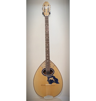 Χειροποίητο Μπουζούκι 8-χορδο με φιγούρα μπλε δελφίνι |  Μπουζούκια 8-χορδα στο Pegasus Music Store