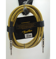 Boston Noiseless Braided Pro cable 1/4" jack to jack |  Καλώδια στο Pegasus Music Store