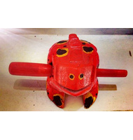 Χρωματιστή ξύλινη ξύστρα βάτραχος 12cm. |  Kρουστά Χειρός στο Pegasus Music Store