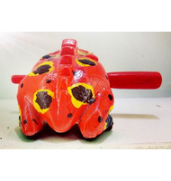 Χρωματιστή ξύλινη ξύστρα βάτραχος 12cm. |  Kρουστά Χειρός στο Pegasus Music Store