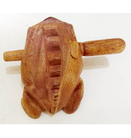 Ξύλινη ξύστρα βάτραχος 7 cm |  Kρουστά Χειρός στο Pegasus Music Store