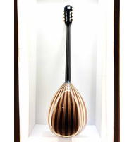 Χειροποίητο 8-χορδο Μπουζούκι με abalone φιγούρα και σχέδιο αρχαιοελληνικού καραβιού |  Μπουζούκια 8-χορδα στο Pegasus Music Store