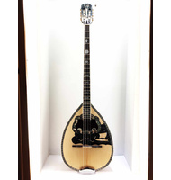 Χειροποίητο 8-χορδο Μπουζούκι με abalone φιγούρα και σχέδιο αρχαιοελληνικού καραβιού |  Μπουζούκια 8-χορδα στο Pegasus Music Store