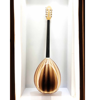 Χειροποίητο 8-χορδο Μπουζούκι με καπάκι από έλατο και πράσινη φιγούρα pegasus |  Μπουζούκια 8-χορδα στο Pegasus Music Store