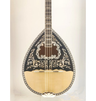 Χειροποίητο 8-χορδο Μπουζούκι 30 δούγες μαύρης καρυδιάς PRO 1 |  Μπουζούκια 8-χορδα στο Pegasus Music Store