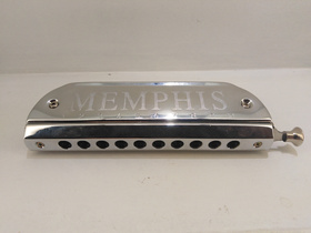Memphis MH-007A 10 Holes Key of C Chromatic Harmonica |  Harmonicas στο Pegasus Music Store