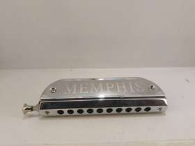 Memphis MH-007A 10 Holes Key of C Chromatic Harmonica |  Harmonicas στο Pegasus Music Store