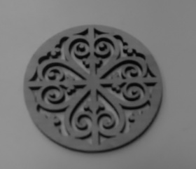 Ροζέτα ξύλινη 5cm. |  Figures for musical instrument  στο Pegasus Music Store