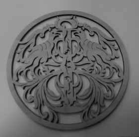 Ροζέτα ξύλινη 10cm. |  Φιγούρες στο Pegasus Music Store