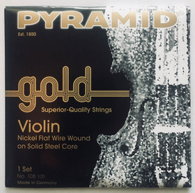 Violin steel Pyramid-Gold |  Χορδές για Βιολί στο Pegasus Music Store