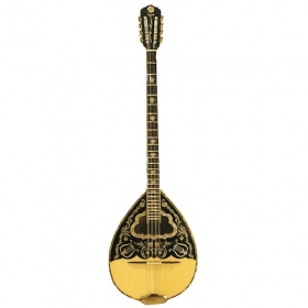 Bouzouki Pegasus with 40 strips body of  Black Walnut |  Bouzouki 8-strings στο Pegasus Music Store