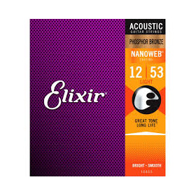 Elixir Strings Phosphor Bronze Acoustic Guitar 12-53. |  Χορδές Ακουστικής Κιθάρας στο Pegasus Music Store