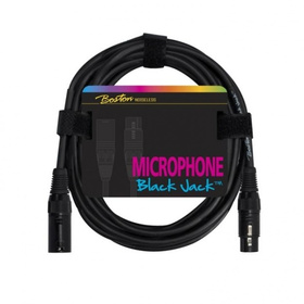 Noiseless Microphone Cable XLR - Black Jack 5m |  Καλώδια στο Pegasus Music Store