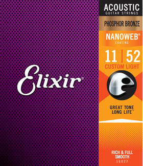 Elixir Strings Phosphor Bronze Acoustic Guitar 11-52. |  Χορδές Ακουστικής Κιθάρας στο Pegasus Music Store