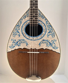 Greek Handmade 8-string Bouzouki Advanced Cyan Vine |  Bouzouki 8-strings στο Pegasus Music Store