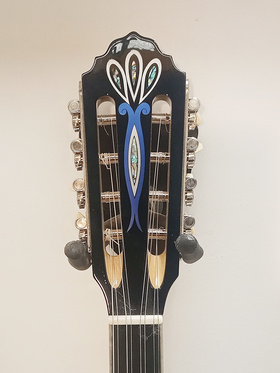 Χειροποίητο 8-χορδο Μπουζούκι με Abalone ''Παγώνι'' - Custom Professional |  Μπουζούκια 8-χορδα στο Pegasus Music Store