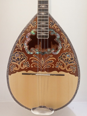 Handmade 8-strings Bouzouki with Abalone - Custom Professional |  Bouzouki 8-strings στο Pegasus Music Store