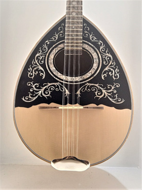 Greek Handmade 8-string Bouzouki Advanced White Vines |  Bouzouki 8-strings στο Pegasus Music Store