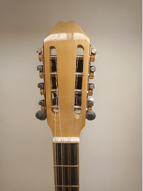 Handmade 8-string Bouzouki with flowers design |  Bouzouki 8-strings στο Pegasus Music Store