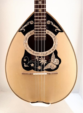Greek Handmade 8-string Bouzouki Left-Handed Advanced P. Black Butterfly |  Bouzouki 8-strings στο Pegasus Music Store