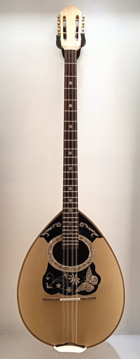 Greek Handmade 8-string Bouzouki Left-Handed Advanced P. Black Butterfly |  Bouzouki 8-strings στο Pegasus Music Store