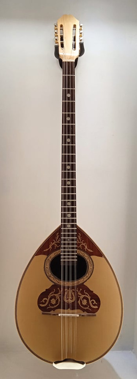 Greek Handmade 8-string Bouzouki Advanced Harp & Flowers |  Bouzouki 8-strings στο Pegasus Music Store